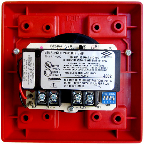 Звуковой оповещатель MT-12/24-W (R)
