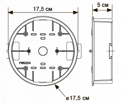 Установочный корпус LSPKBB-CW (CR)