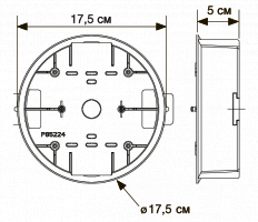 Установочный корпус LSPKBB-CW (CR)