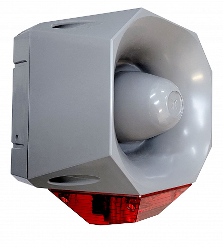 Звуковой комбинированный оповещатель ASRS-R-DC