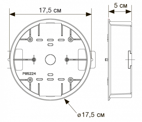 Установочный корпус LSPKBB-CW (CR)